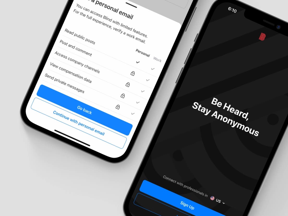 Blind Onboarding